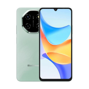 Blackview SHARK 6 5G, 4 Go + 128 Go, écran 6,88 pouces, Android 15, processeur Unisoc UMS9620 T8100 Octa Core, réseau : 5G, NFC, OTG (vert) SB926G405-20